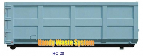 Thùng Container xe hooklift chứa rác thải công nghiệp