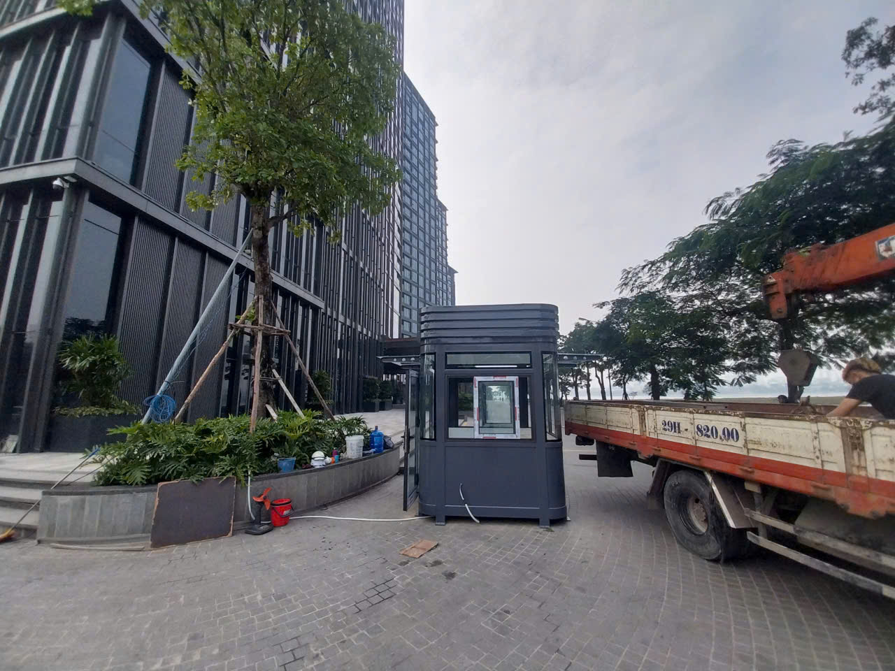 Bốt bảo vệ tiền chế Vinacabin VS2.0x2.0