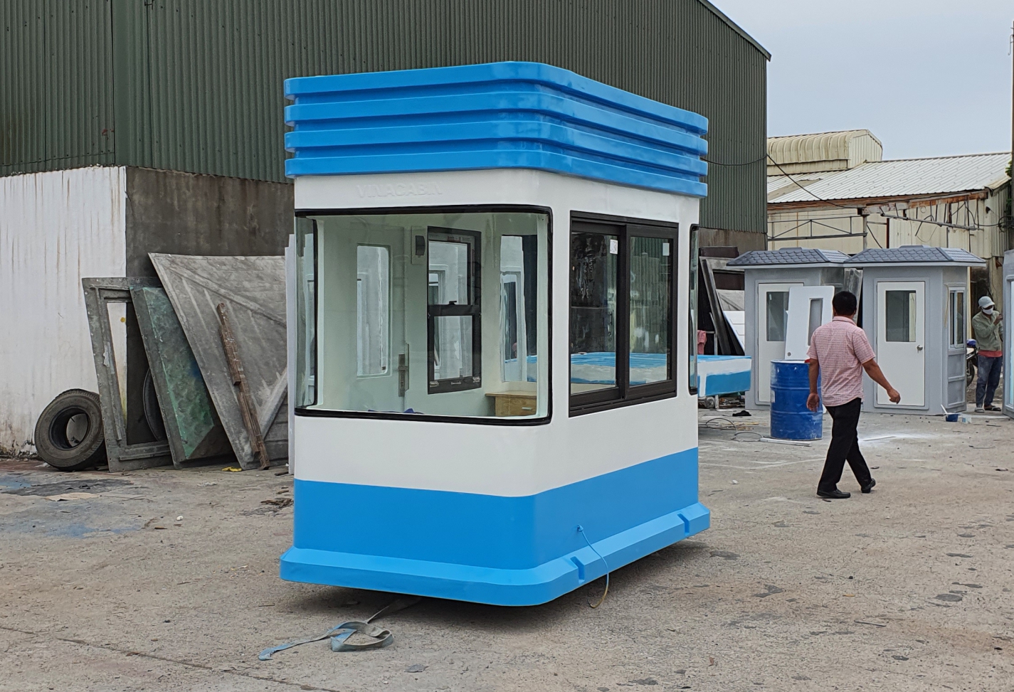 Cabin bảo vệ trông giữ xe chuyên nghiệp